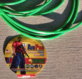 Photograph of Air Pro air hose for Peter Free's product review.